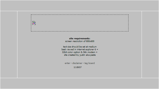 Old entrance page before entering paste.rhn.ac