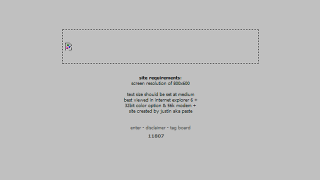 Old entrance page before entering paste.rhn.ac